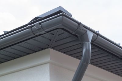 Gutter Installation on Commercial Building
