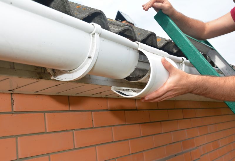 Rain Gutter Downspout Repair